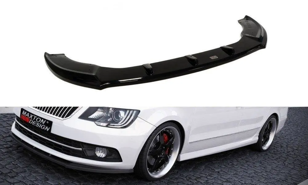 Frontspoiler Skoda Superb II Facelift 2013 - 2015 | Glossy Black Edition