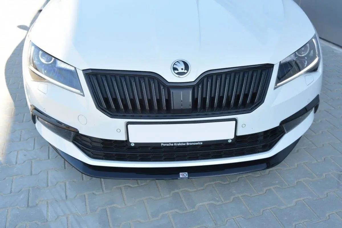 Frontspoiler Skoda Superb III 2015 - 2019 | V.1 Glossy Black Edition – bilde 4