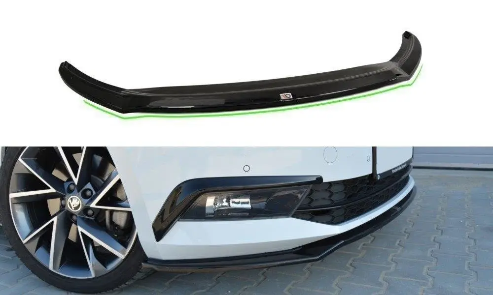 Frontspoiler Skoda Superb III 2015 - 2019 | V.2 Glossy Black Edition – bilde 2