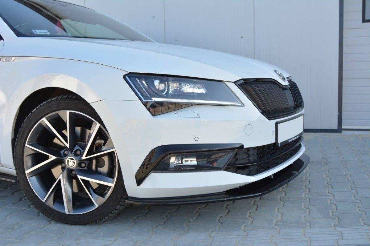 Frontspoiler Skoda Superb III 2015 - 2019 | V.3 Glossy Black Edition – bilde 2