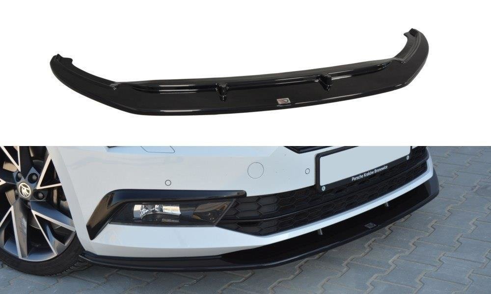 Frontspoiler Skoda Superb III 2015 - 2019 | V.3 Glossy Black Edition – bilde 3