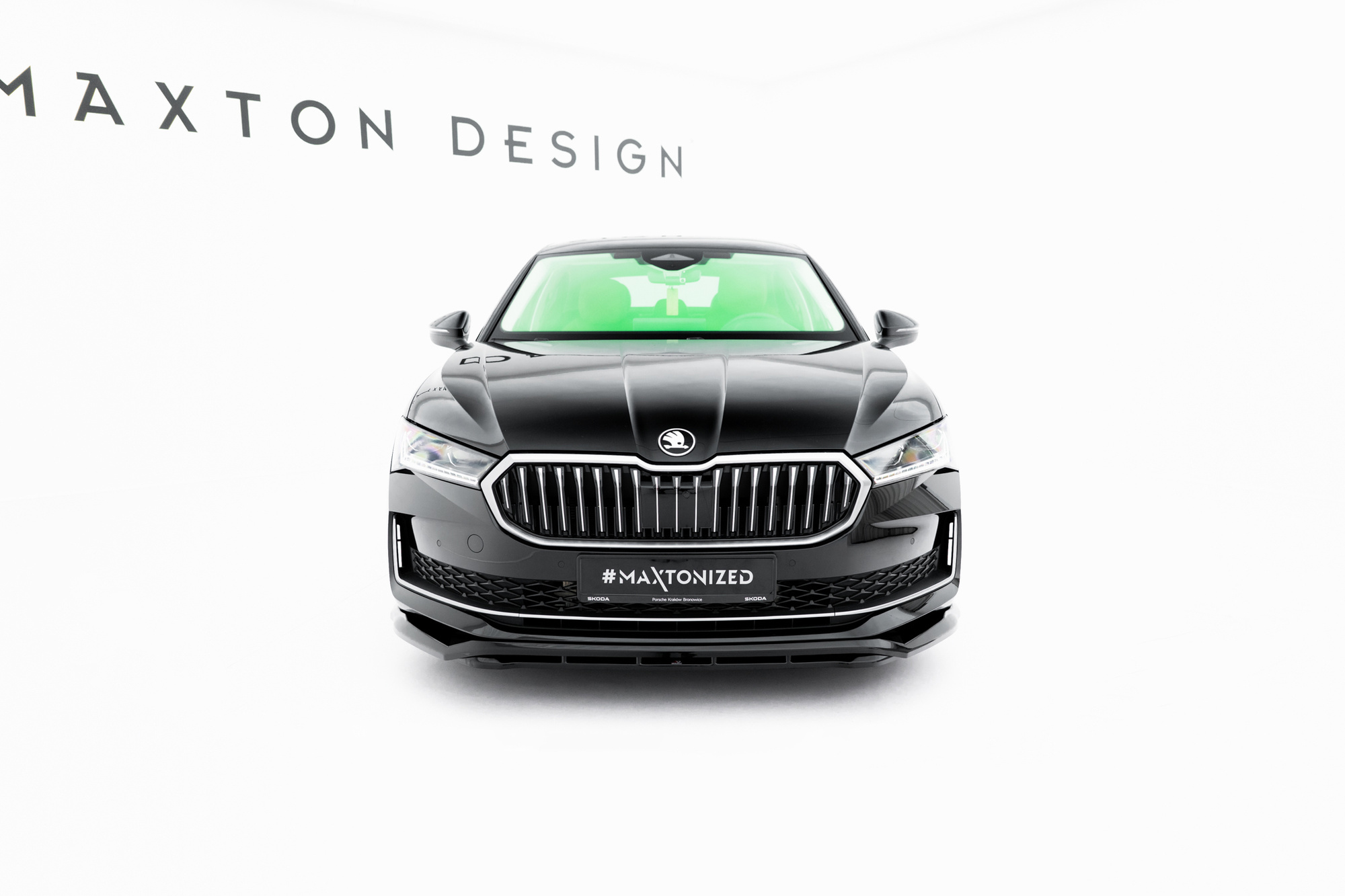 Frontspoiler Skoda Superb IV 2024 -> | Sport Glossy Black Edition V1 Image 2