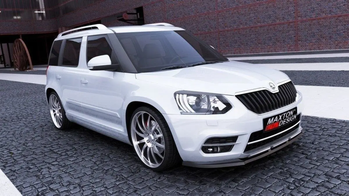 Frontspoiler Skoda Yeti City 2013-> | Glossy Black Edition