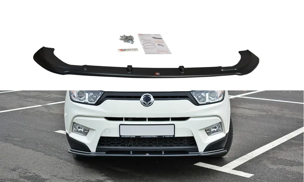 Frontspoiler SsangYong Tivoli 2015-2019 | V.1 Glossy Black Edition – bilde 3