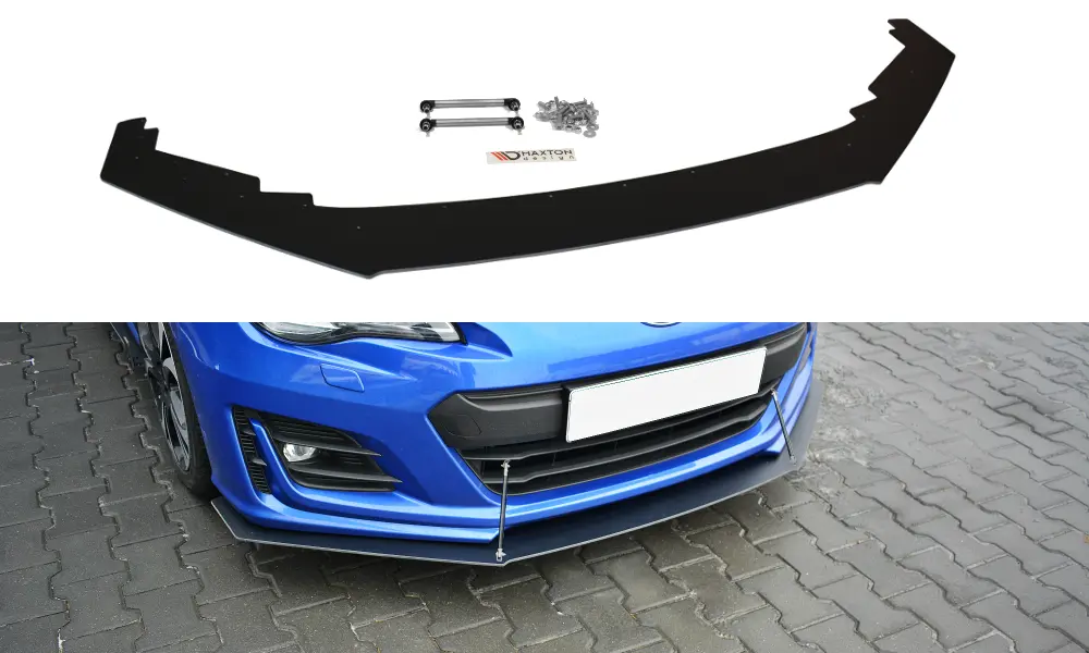 Frontspoiler Subaru BRZ I Facelift 2017-2020 | V.1 Racing Black Edition – bilde 2