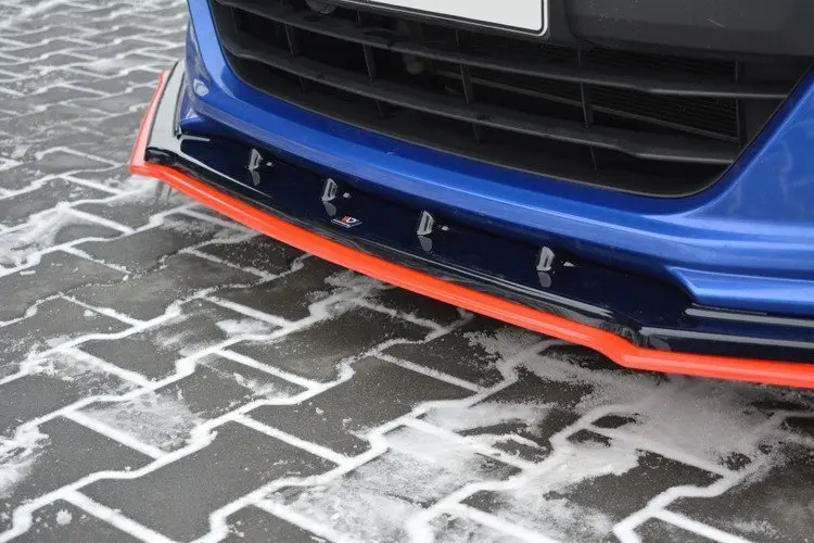 Frontspoiler Subaru BRZ I Facelift 2017-2020 | V.4 Glossy Black+Red  Edition – bilde 3