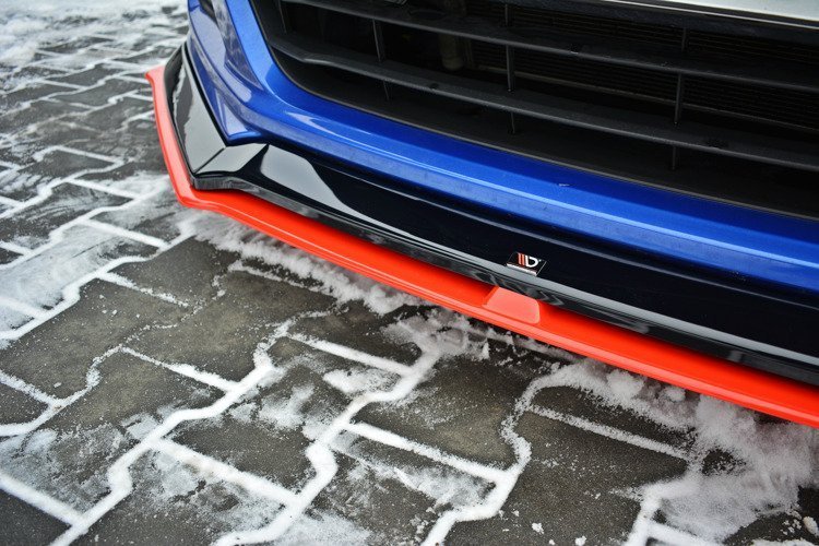 Frontspoiler Subaru BRZ I Facelift 2017-2020 | V.5 Glossy Black+Red  Edition
