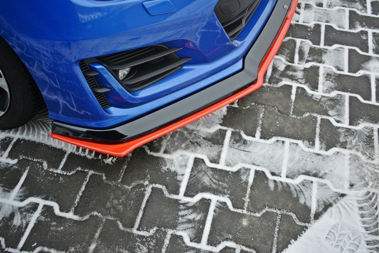 Frontspoiler Subaru BRZ I Facelift 2017-2020 | V.5 Glossy Black+Red  Edition – bilde 2