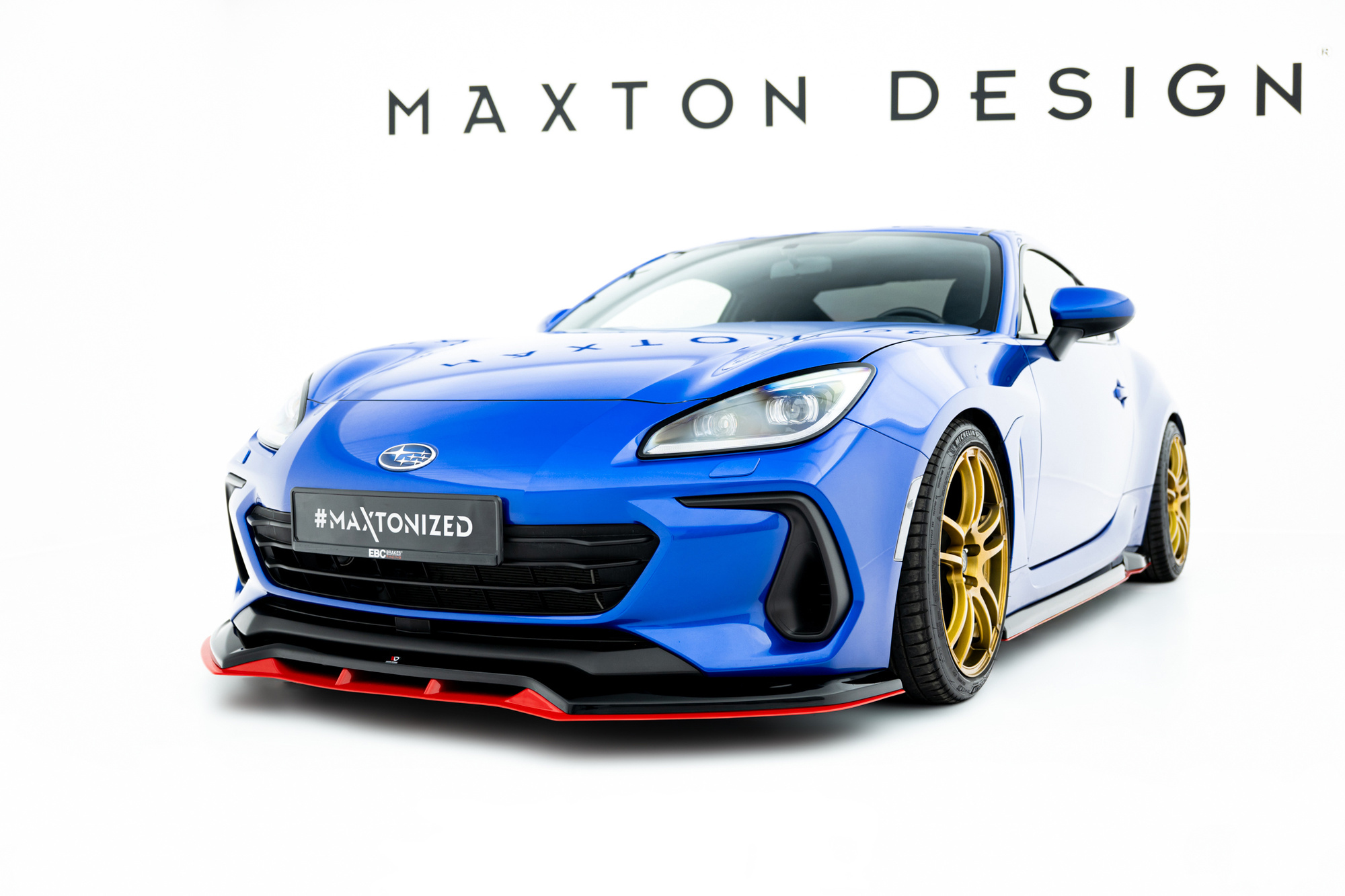 Frontspoiler Subaru BRZ II 2021 -> | V2 Sport Glossy Black Edition – bilde 4