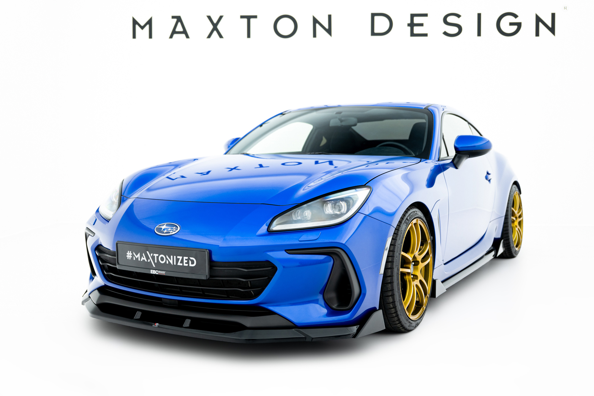 Frontspoiler Subaru BRZ II 2021 -> | V3 Sport Glossy Black Edition – bilde 4
