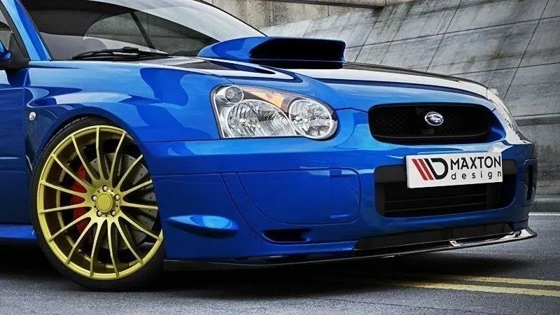 Frontspoiler Subaru Impreza II WRX STI (Blobeye) 2003-2006 | Glossy Black Edition – bilde 4