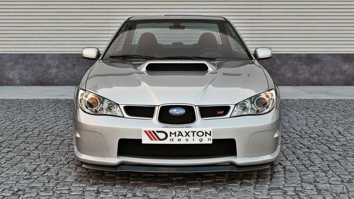Frontspoiler Subaru Impreza II WRX STI (Hawkeye) 2006-2007 | Glossy Black Edition