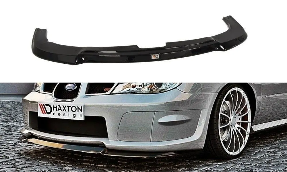 Frontspoiler Subaru Impreza II WRX STI (Hawkeye) 2006-2007 | Glossy Black Edition – bilde 2
