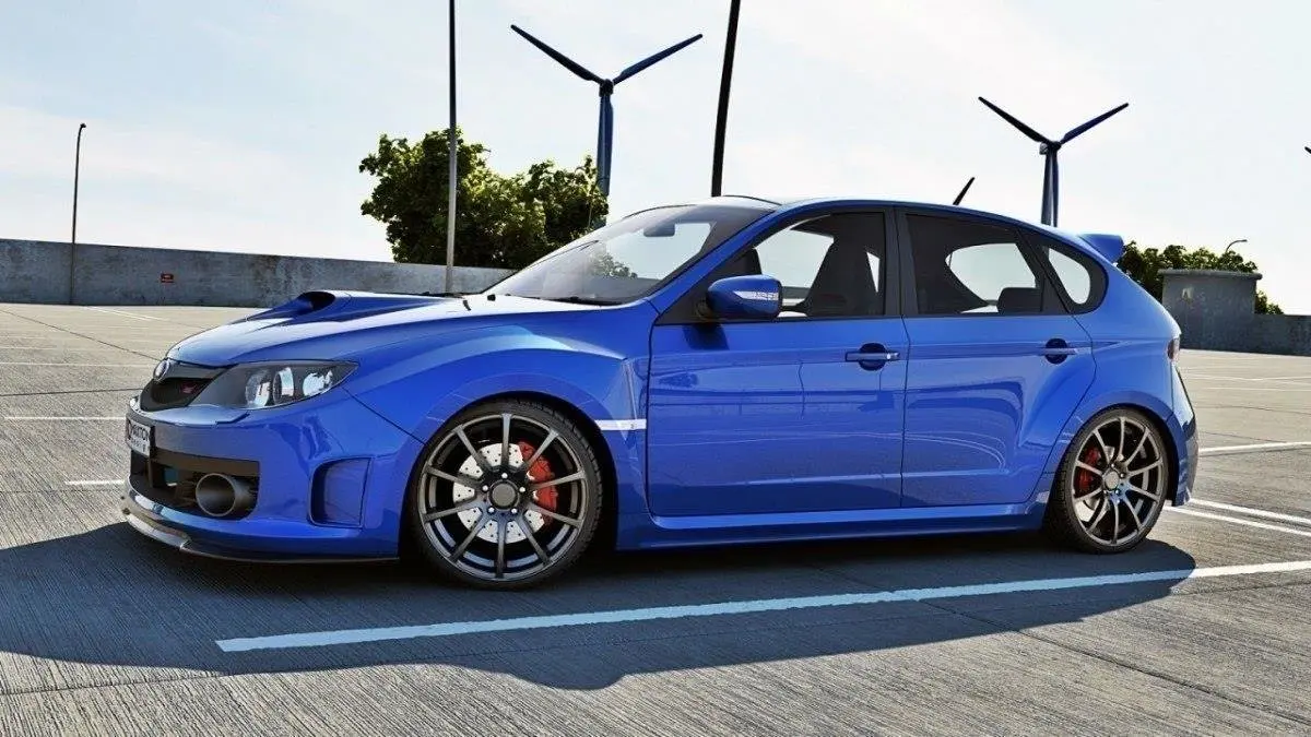Frontspoiler Subaru Impreza III WRX STI 2009-2011 | Glossy Black Edition – bilde 3