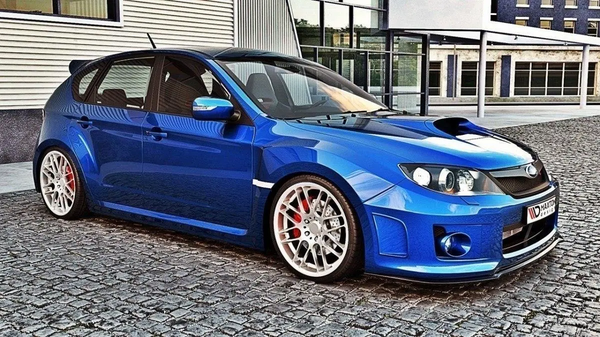 Frontspoiler Subaru Impreza III WRX STI 2011-2014 | Glossy Black Edition – bilde 2