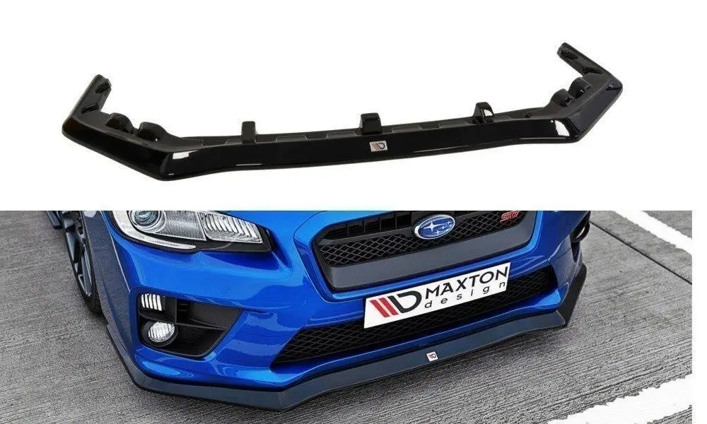 Frontspoiler Subaru Impreza IV WRX STI / Subaru WRX STI 2014-> | V.1 Glossy Black Edition – bilde 2
