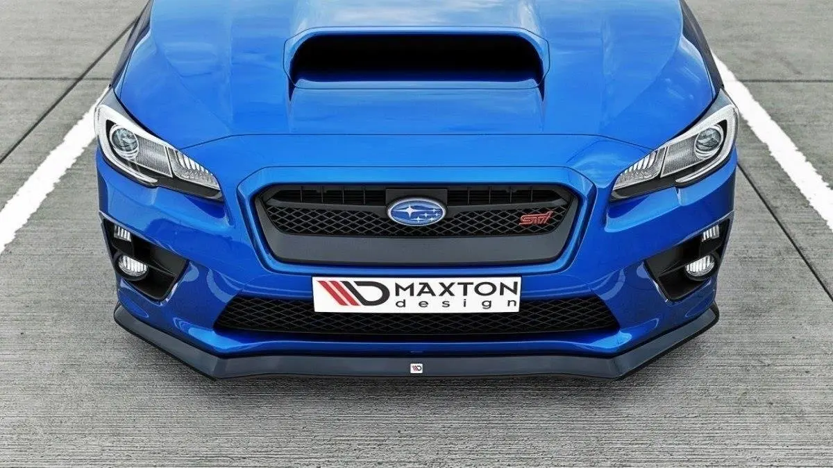 Frontspoiler Subaru Impreza IV WRX STI / Subaru WRX STI 2014-> | V.1 Glossy Black Edition – bilde 3