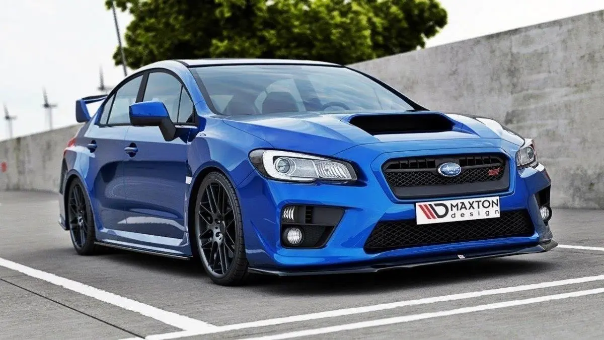 Frontspoiler Subaru Impreza IV WRX STI / Subaru WRX STI 2014-> | V.1 Glossy Black Edition – bilde 5