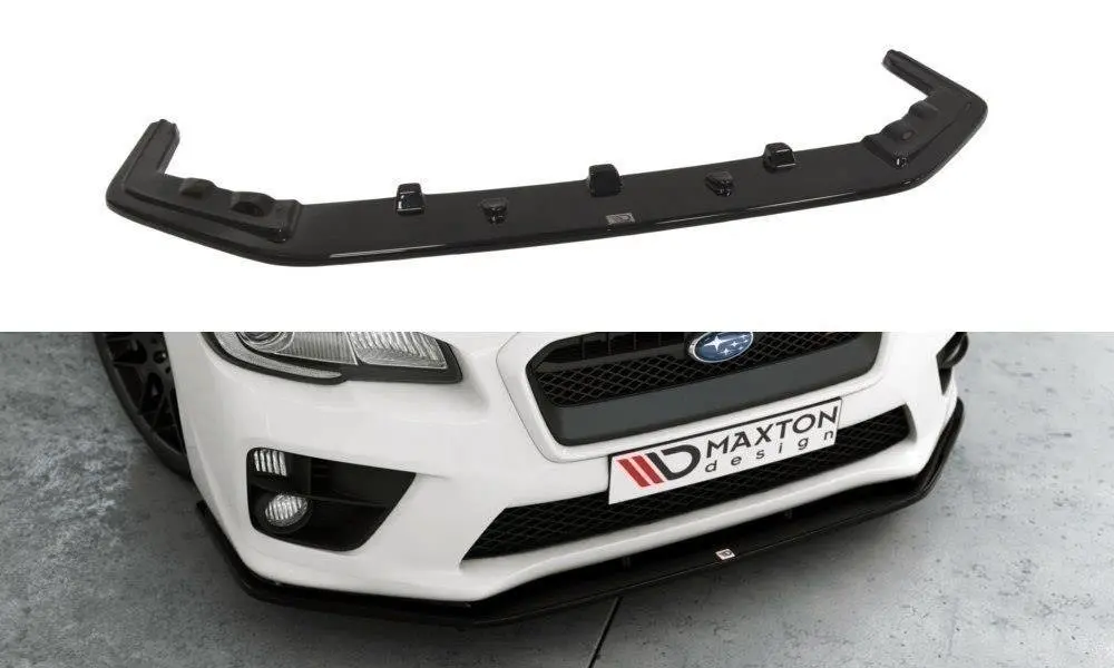 Frontspoiler Subaru Impreza IV WRX STI / Subaru WRX STI 2014-> | V.2 Glossy Black Edition – bilde 2