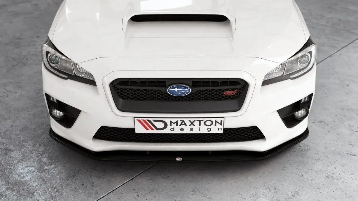 Frontspoiler Subaru Impreza IV WRX STI / Subaru WRX STI 2014-> | V.2 Glossy Black Edition – bilde 3