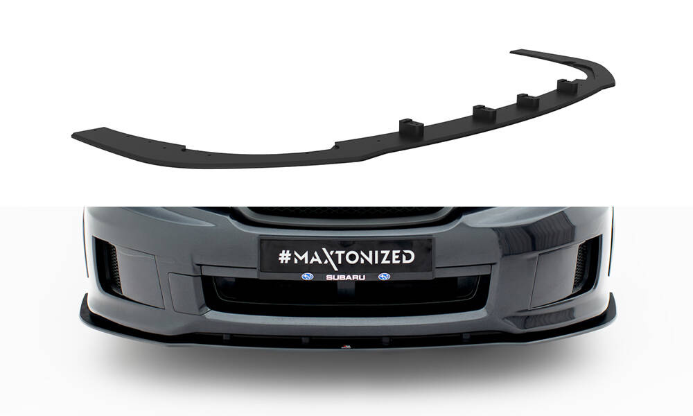 Frontspoiler Subaru Impreza WRX STI III Facelift 2010 - 2014 | Sport Glossy Black Edition
