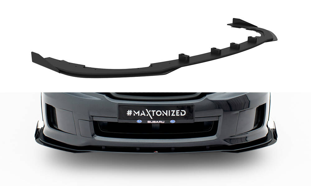 Frontspoiler Subaru Impreza WRX STI III Facelift 2010 - 2014 | Sport Glossy Black Edition Image 1