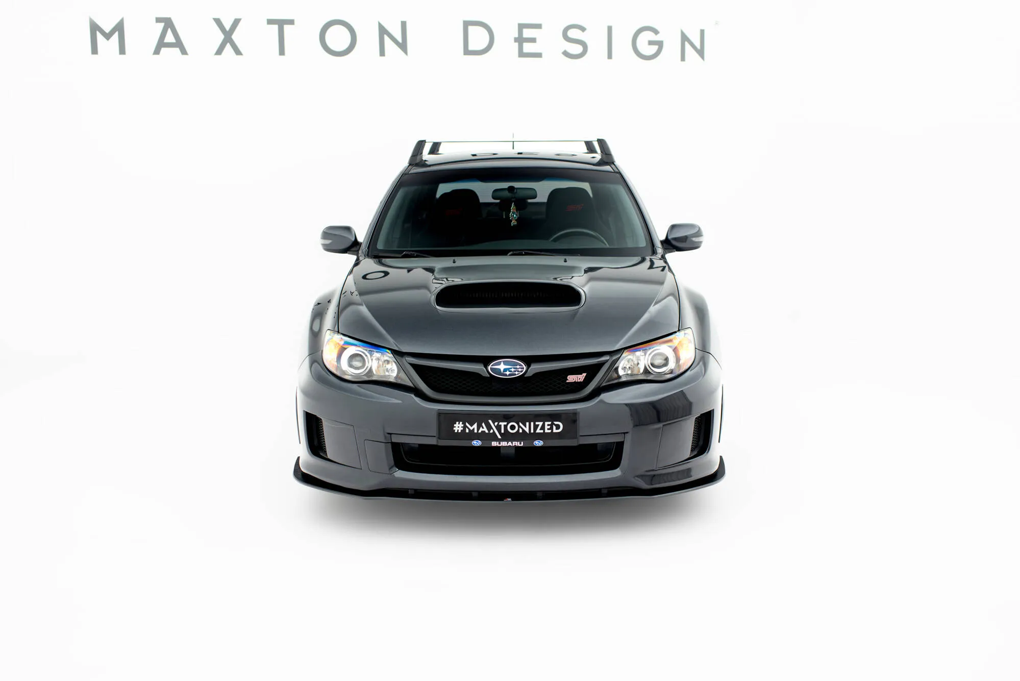 Frontspoiler Subaru Impreza WRX STI III Facelift 2010 - 2014 | Street Pro Black Edition – bilde 2