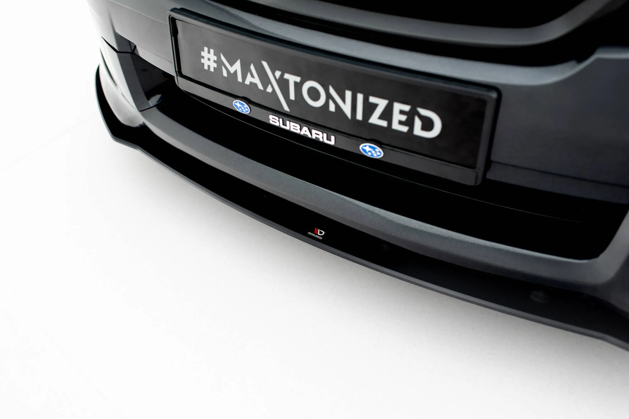 Frontspoiler Subaru Impreza WRX STI III Facelift 2010 - 2014 | Street Pro Black Edition – bilde 3