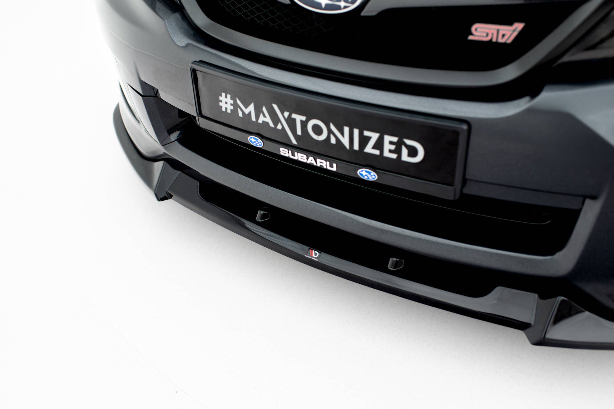 Frontspoiler Subaru Impreza WRX STI III Facelift 2010 - 2014 | V2 Sport Glossy Black Edition Image 4