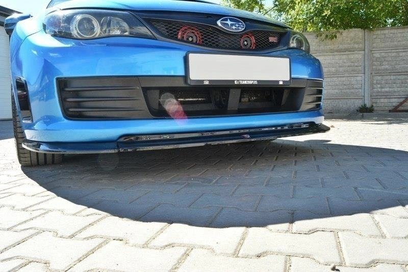 Frontspoiler Subaru Impreza WRX STI Mk3 2007 - 2011 | V.1 Glossy Black Edition – bilde 3