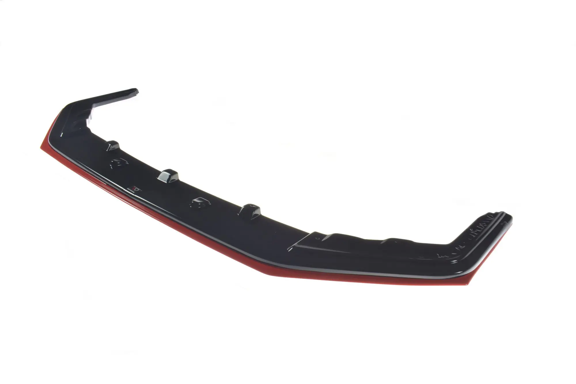 Frontspoiler Subaru WRX STI 2014-> | V.4 Glossy Black+Red  Edition – bilde 7