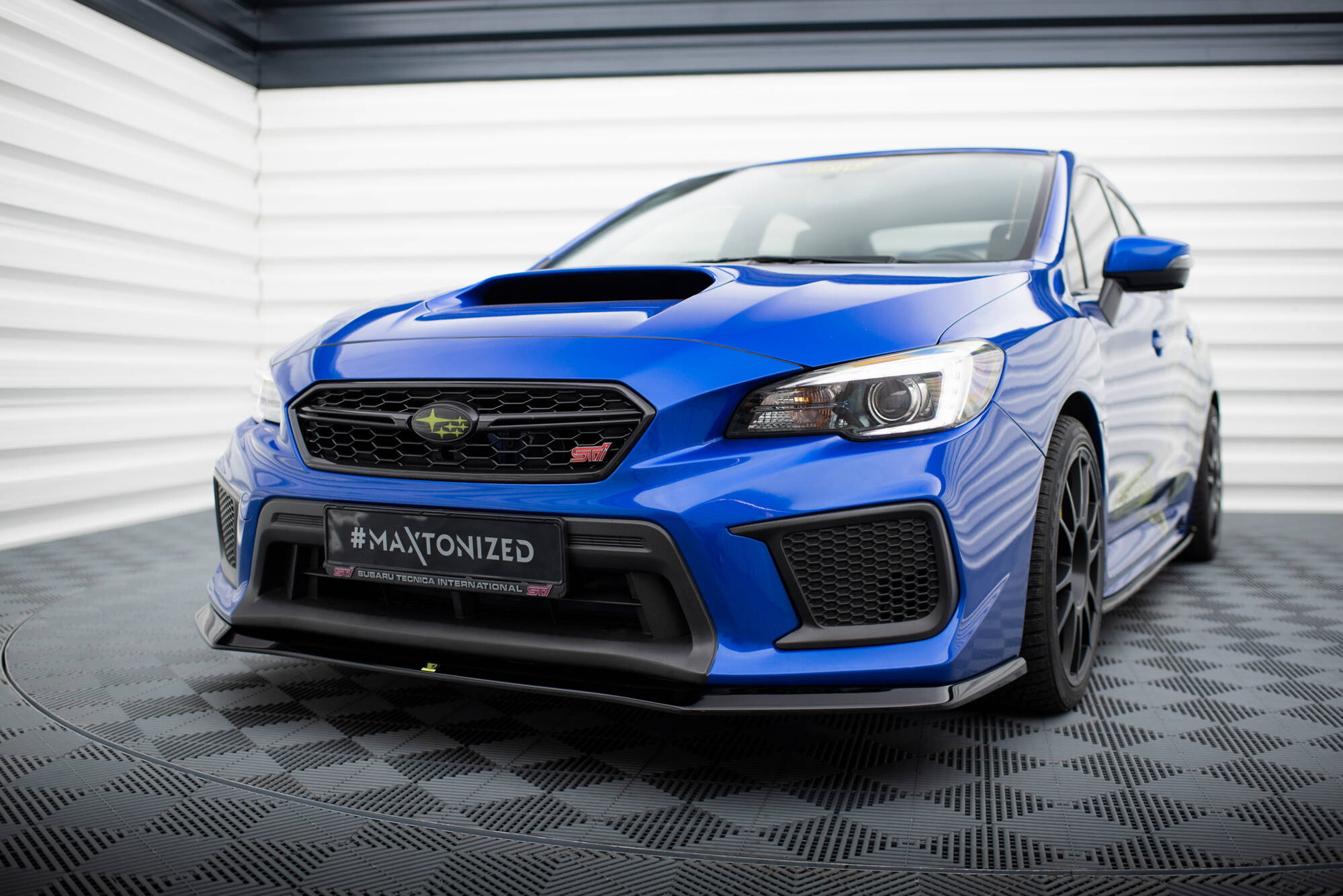 Frontspoiler Subaru WRX STI I Facelift 2017 - 2021 | Sport Glossy Black Edition V1
