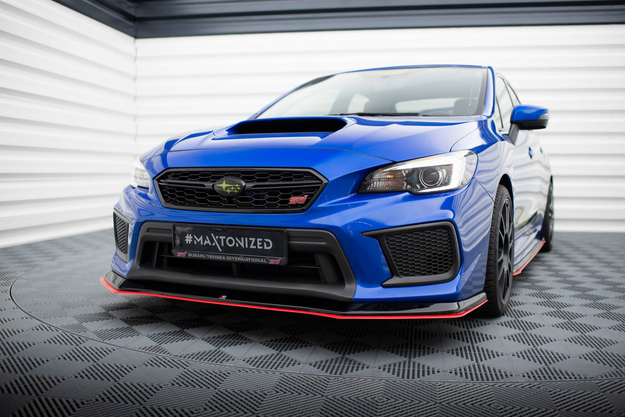 Frontspoiler Subaru WRX STI I Facelift 2017 - 2021 | Sport Glossy Black Edition V2