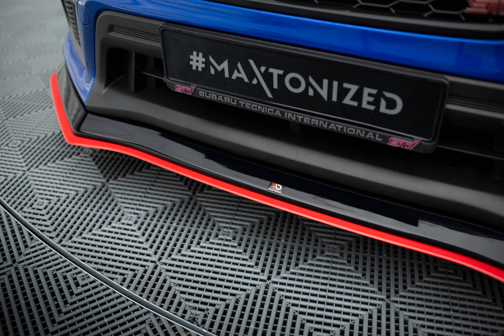 Frontspoiler Subaru WRX STI I Facelift 2017 - 2021 | Sport Glossy Black Edition V2 – bilde 2