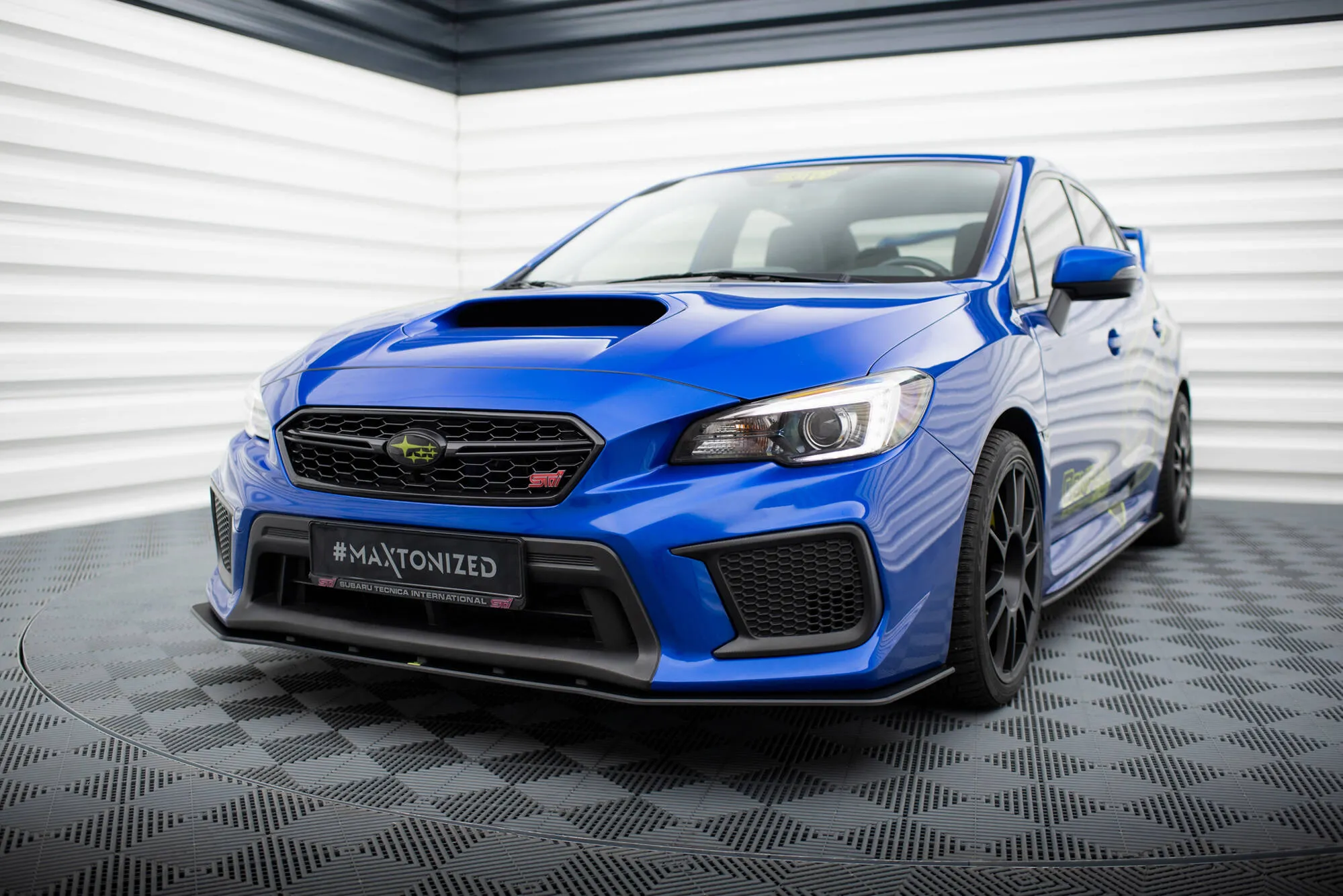 Frontspoiler Subaru WRX STI I Facelift 2017 - 2021 | Street Pro Black Edition