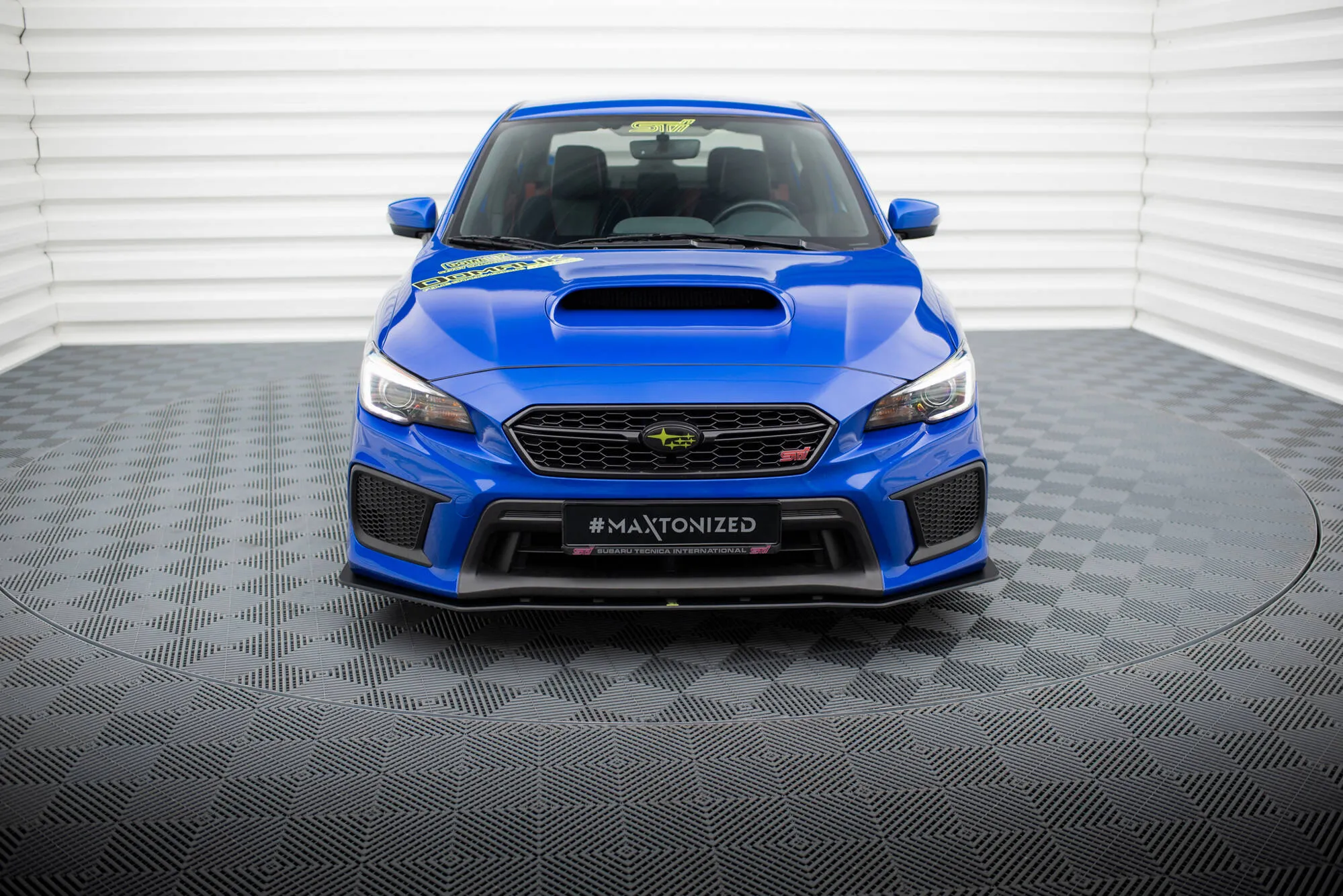 Frontspoiler Subaru WRX STI I Facelift 2017 - 2021 | Street Pro Black Edition – bilde 2