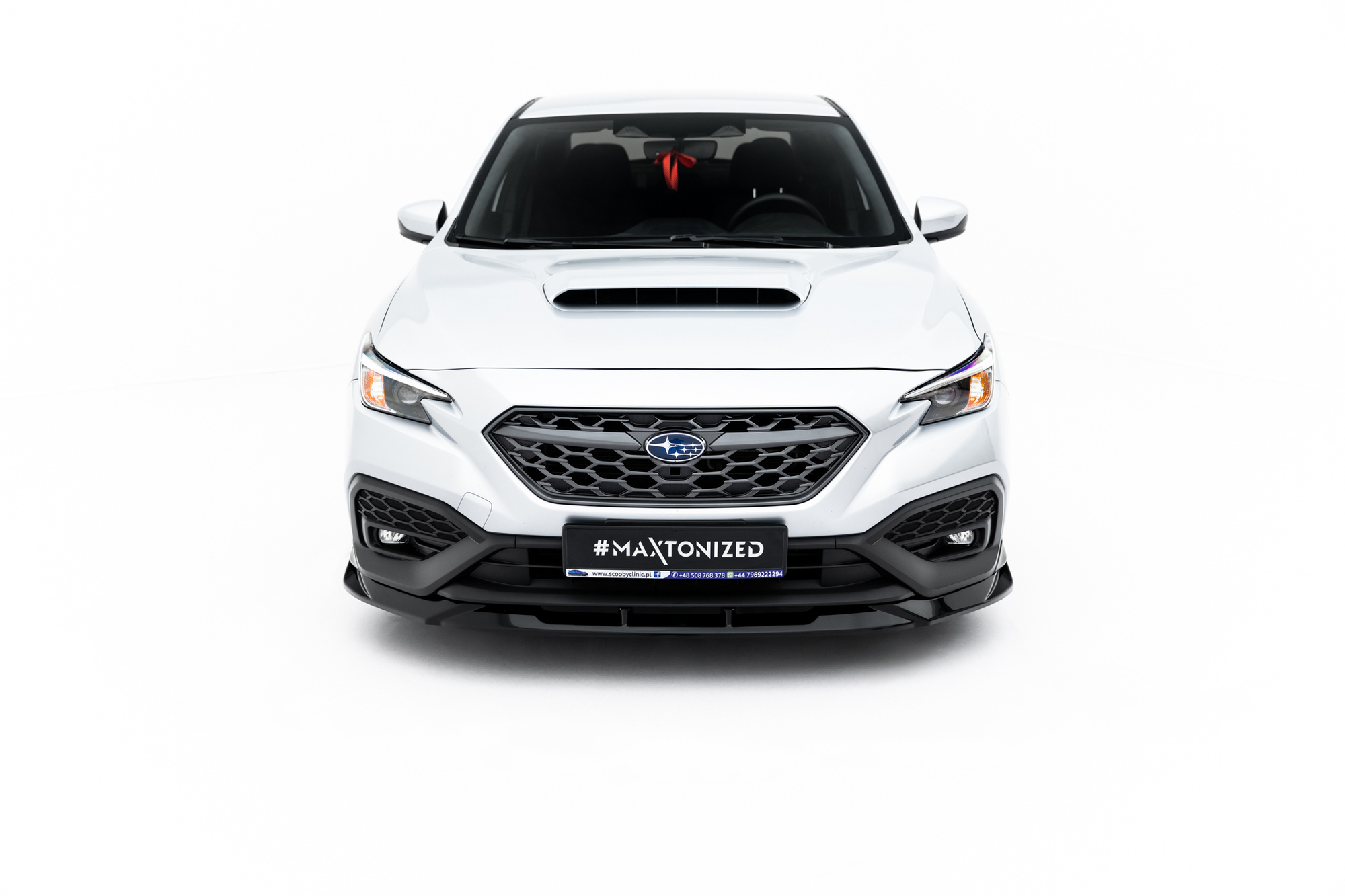 Frontspoiler Subaru WRX STI II Facelift 2021 ->  | Sport Glossy Black Edition V2 – bilde 2