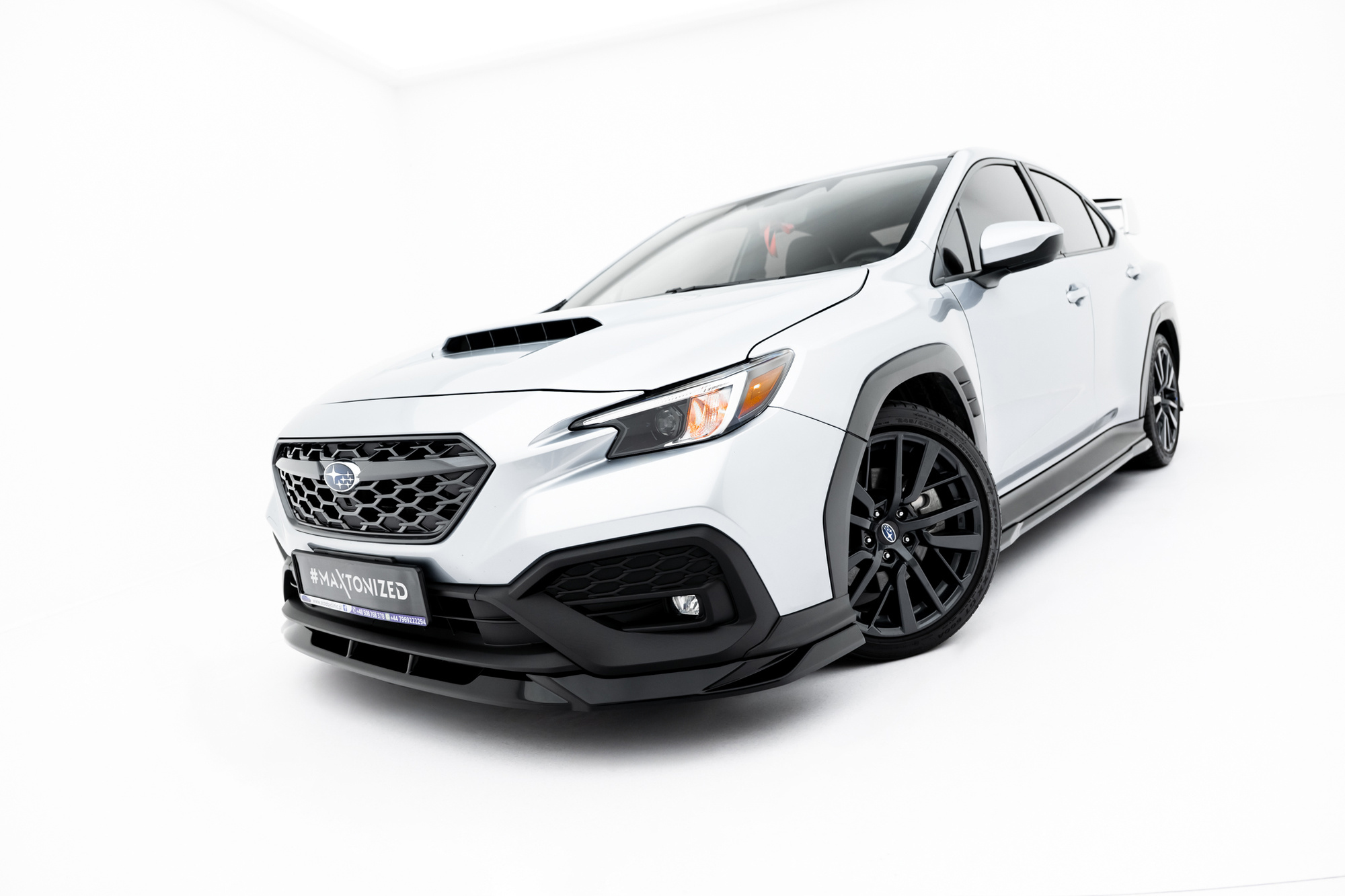 Frontspoiler Subaru WRX STI II Facelift 2021 ->  | Sport Glossy Black Edition V2 – bilde 3