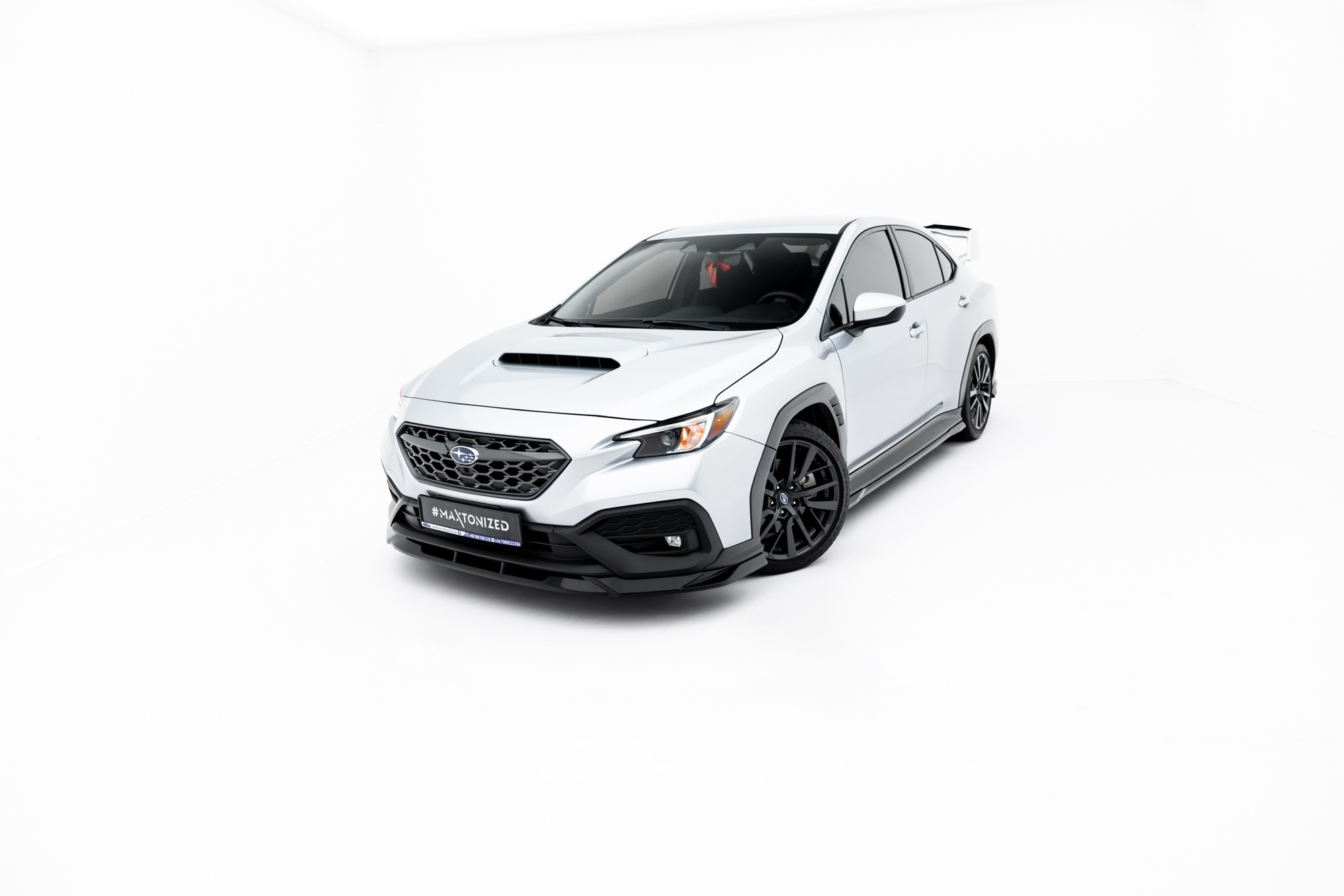 Frontspoiler Subaru WRX STI II Facelift 2021 ->  | Sport Glossy Black Edition V2 – bilde 4