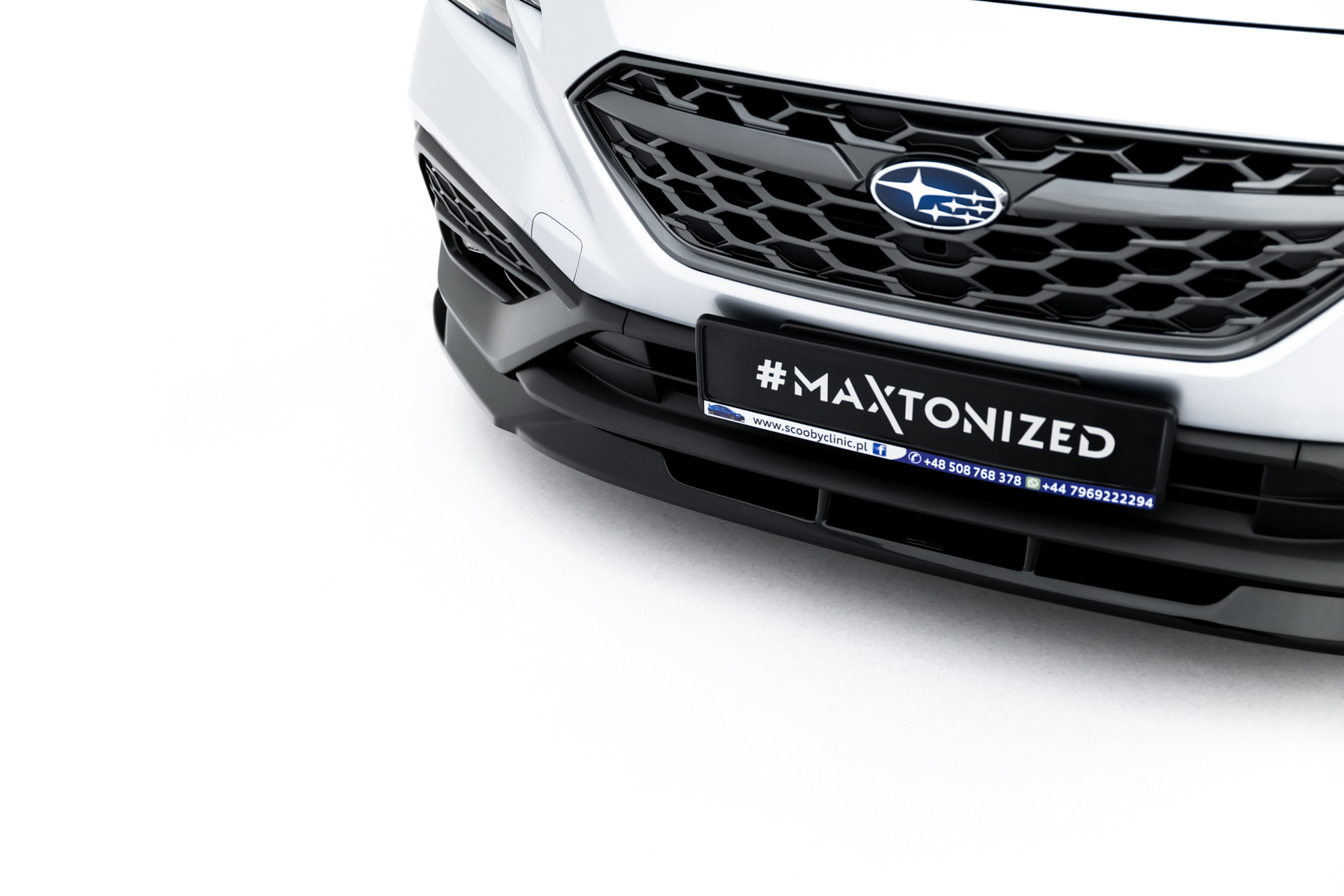Frontspoiler Subaru WRX STI II Facelift 2021 ->  | Sport Glossy Black Edition V2 – bilde 5