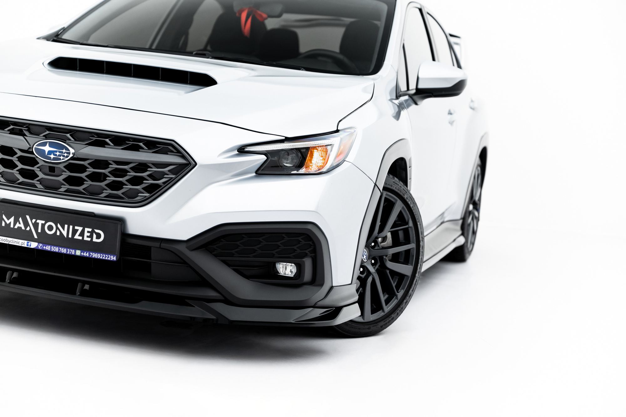 Frontspoiler Subaru WRX STI II Facelift 2021 ->  | Sport Glossy Black Edition V2 – bilde 6