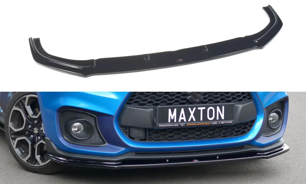 Frontspoiler Suzuki Swift Sport VI 2017-> | V.1 Glossy Black Edition – bilde 2
