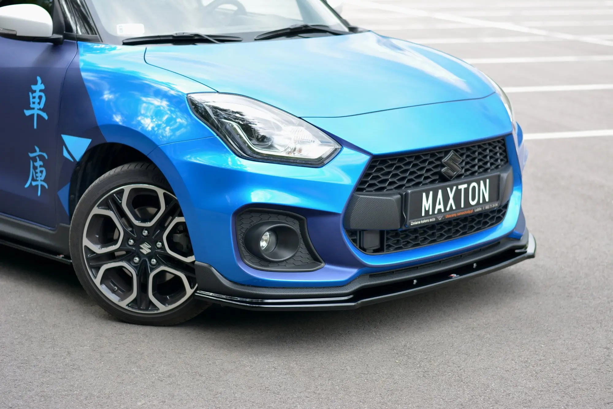 Frontspoiler Suzuki Swift Sport VI 2017-> | V.1 Glossy Black Edition – bilde 3