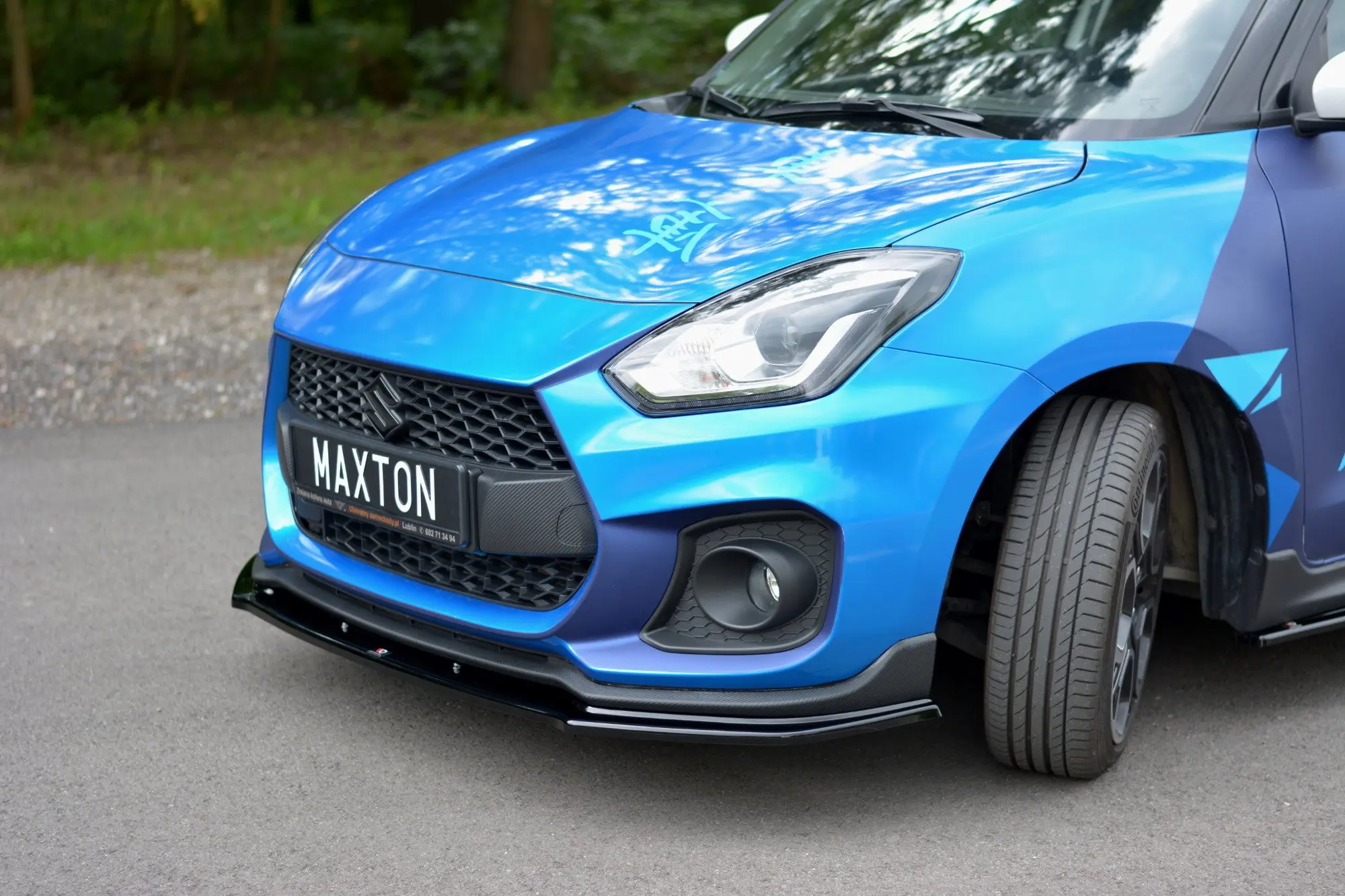 Frontspoiler Suzuki Swift Sport VI 2017-> | V.1 Glossy Black Edition – bilde 4