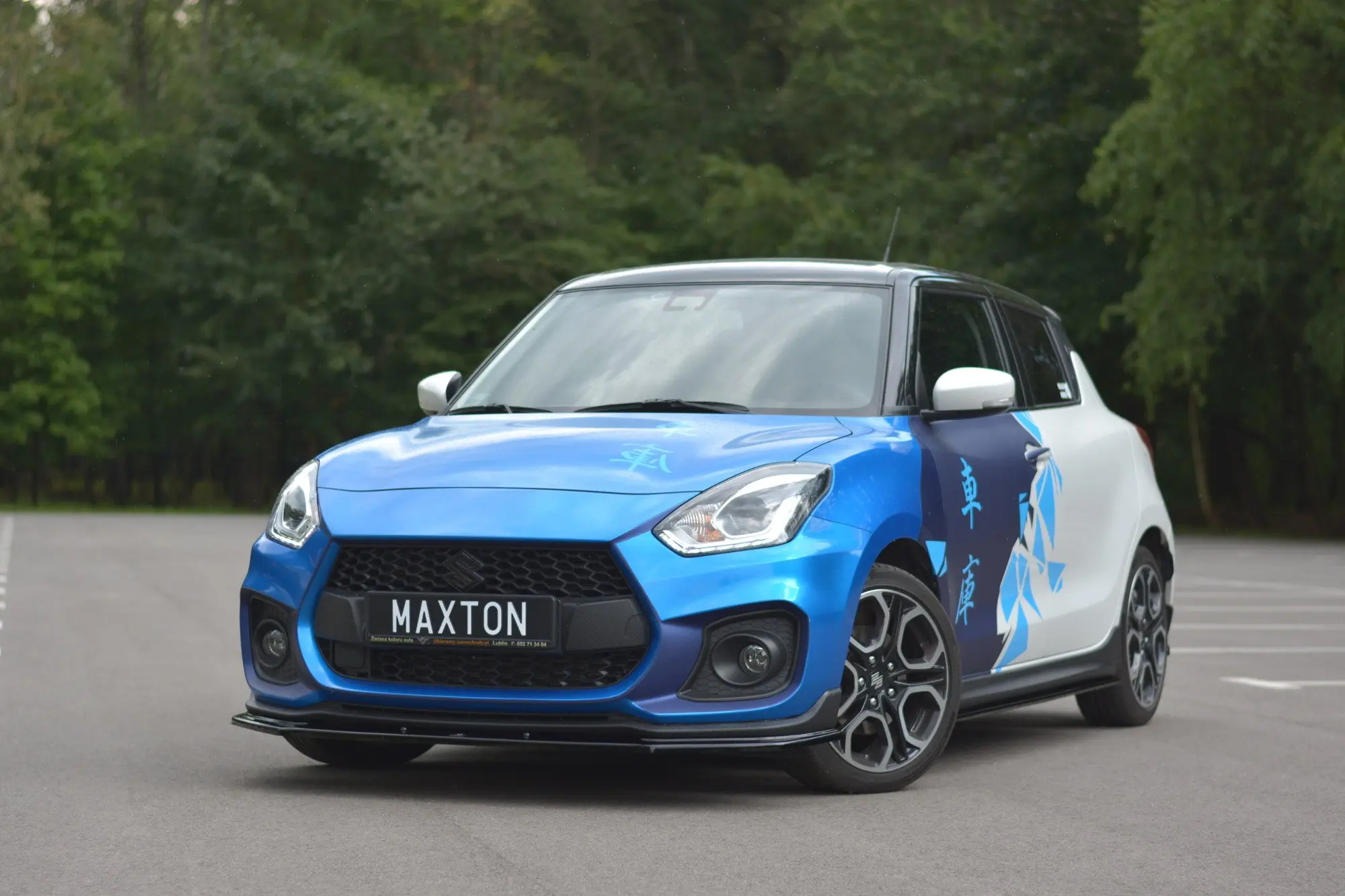 Frontspoiler Suzuki Swift Sport VI 2017-> | V.1 Glossy Black Edition – bilde 5