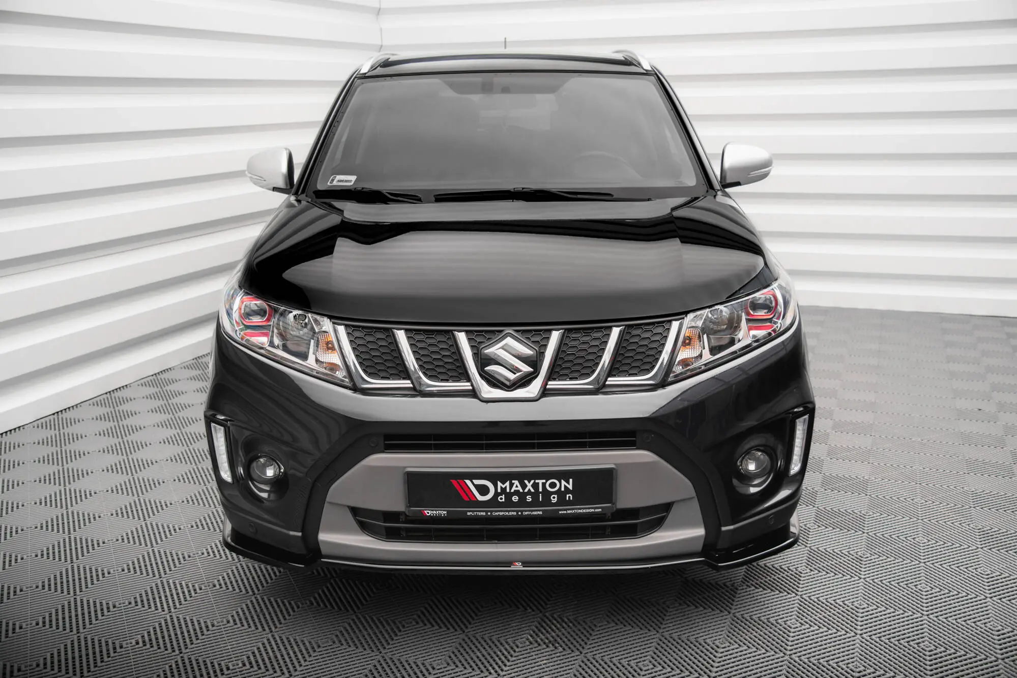 Frontspoiler Suzuki Vitara II (LY) 2015 - 2018 | V.1 Glossy Black Edition – bilde 3