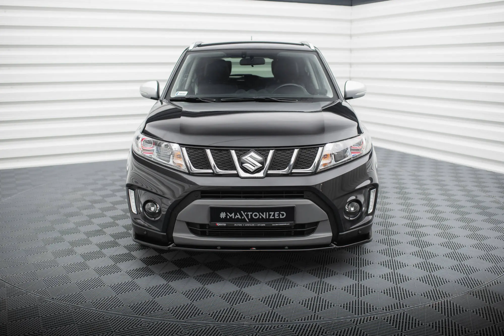 Frontspoiler Suzuki Vitara II S (LY) 2015 - 2024 | V.2 Glossy Black Edition – bilde 2