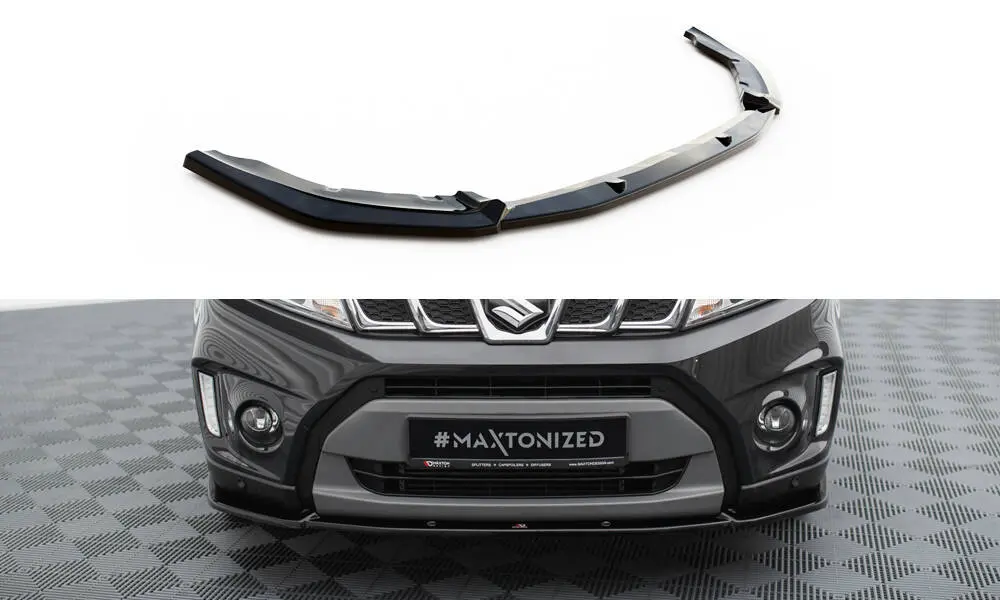 Frontspoiler Suzuki Vitara II S (LY) 2015 - 2024 | V.2 Glossy Black Edition – bilde 3