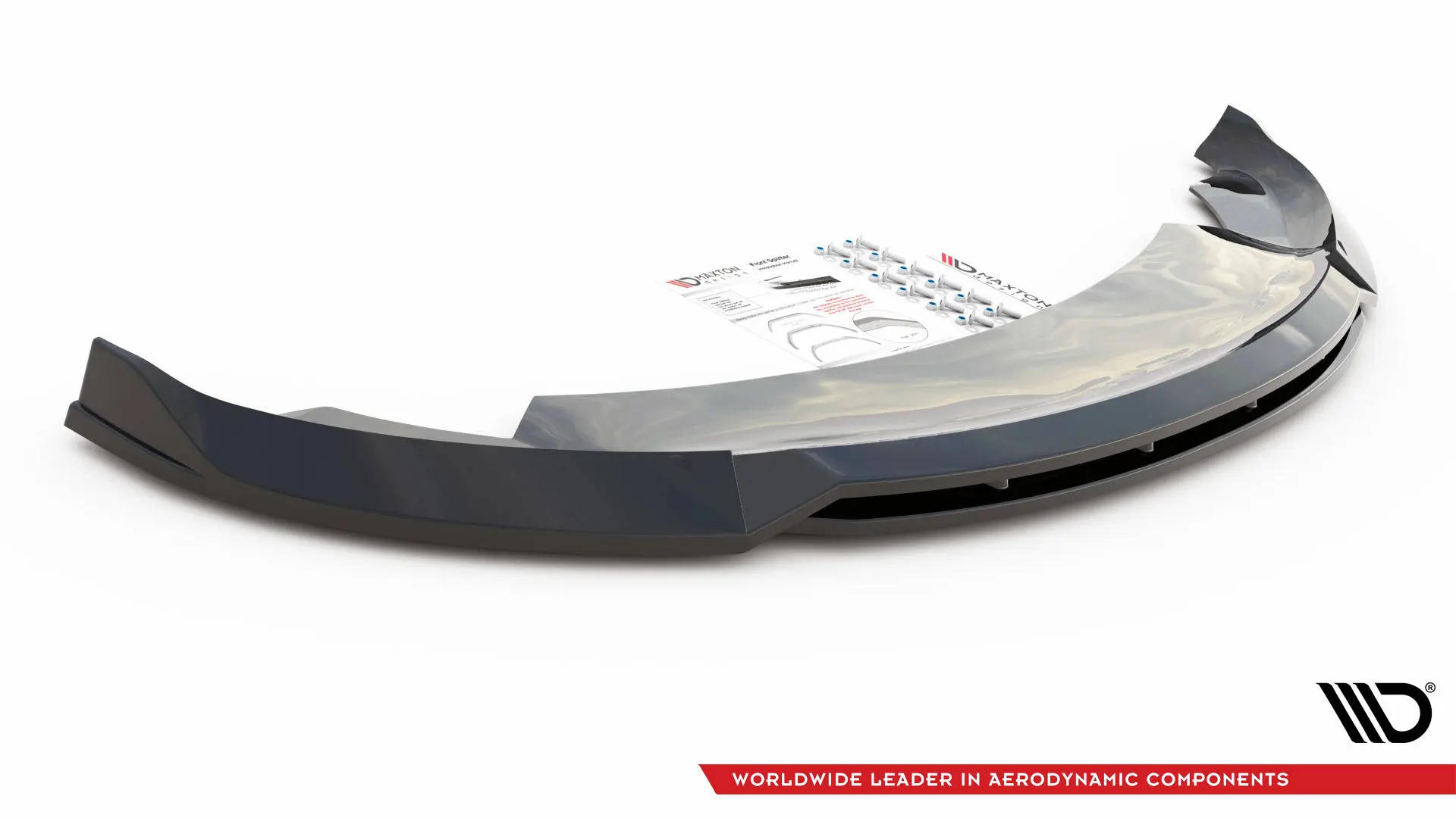 Frontspoiler Tesla Model 3 2017 - 2023 | V.3 Glossy Black Edition – bilde 5