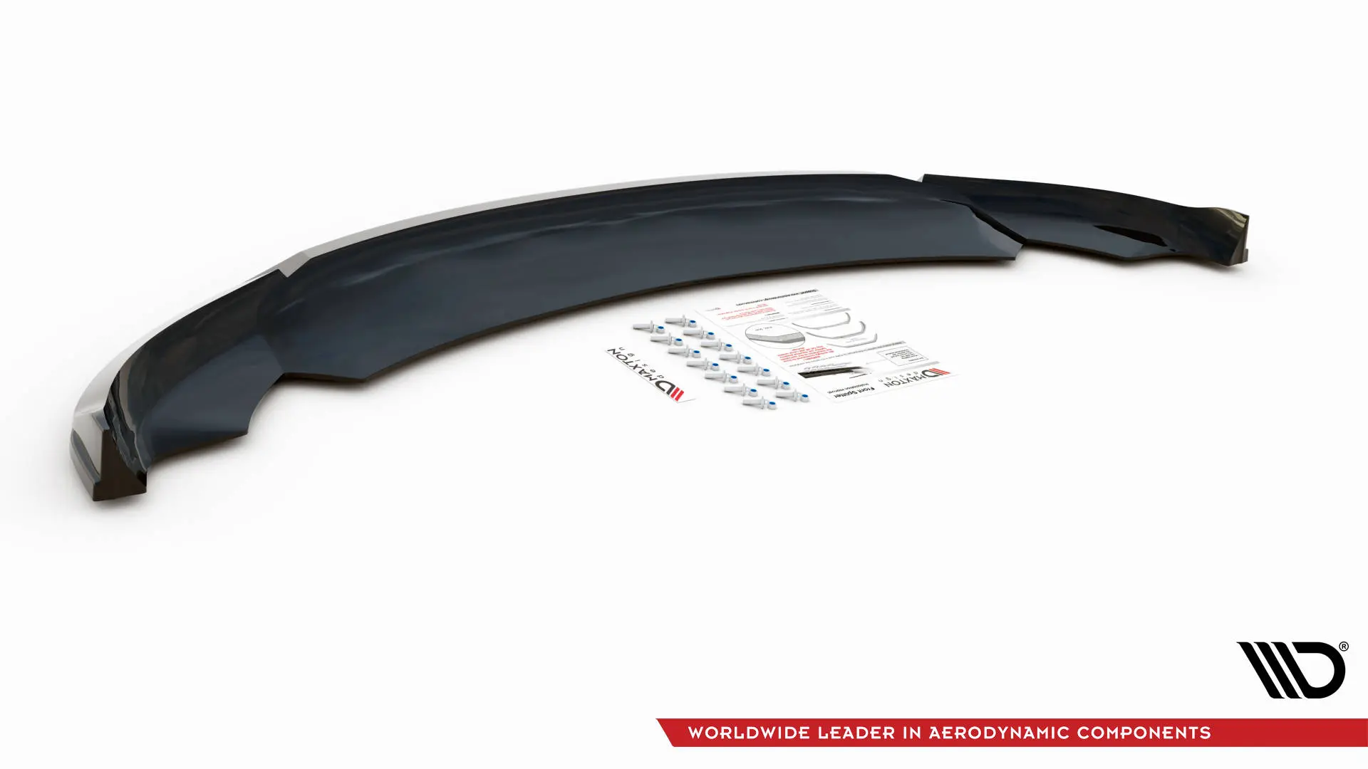 Frontspoiler Tesla Model 3 2017 - 2023 | V.3 Glossy Black Edition – bilde 6